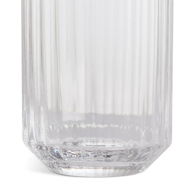 Habitat Wide Ribbed Hiball Glass - Clear - gallery image 3