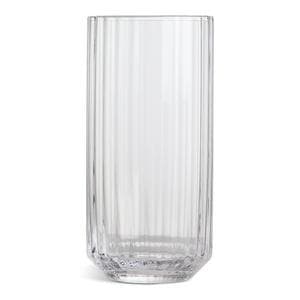 Habitat Wide Ribbed Hiball Glass - Clear