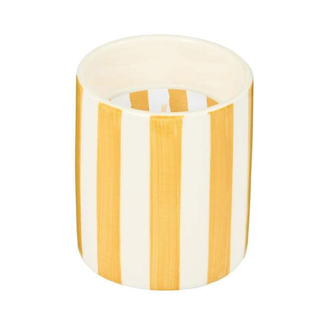 Habitat Small Ceramic Scented Candle - Wild Basil & Lemon - gallery image 1