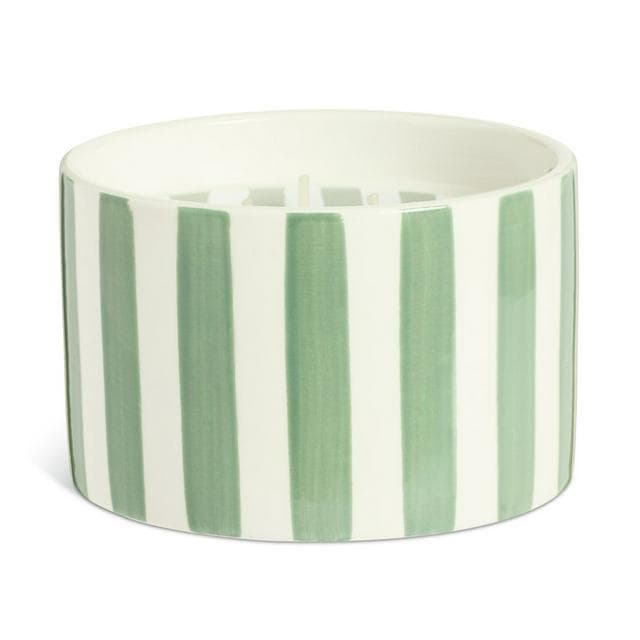 Habitat Scented Green Ceramic Large Candle - Spiced Bergamot & Ginger - gallery image 1