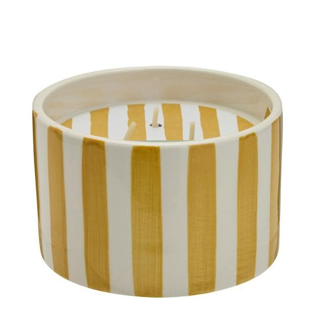 Habitat Wild  Ceramic Large Candle - Basil & Lemon - gallery image 1