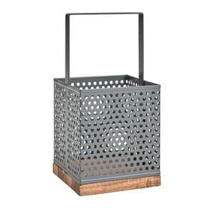 Habitat Metal & Wood Utensil Caddy