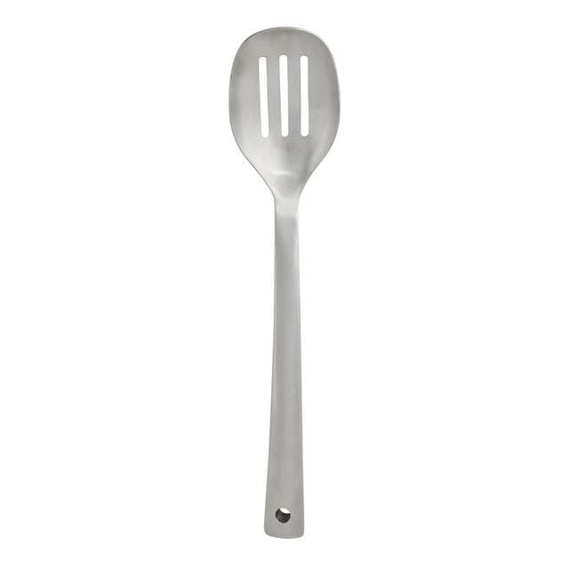 Habitat Ellipse Stainless Steel Slotted Spoon - gallery image 2