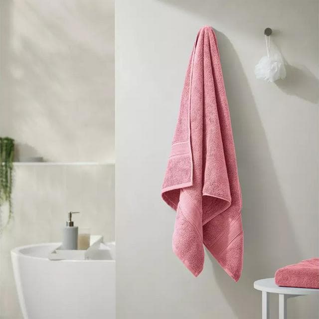 Habitat Supersoft Bath Towel - Rose - gallery image 1