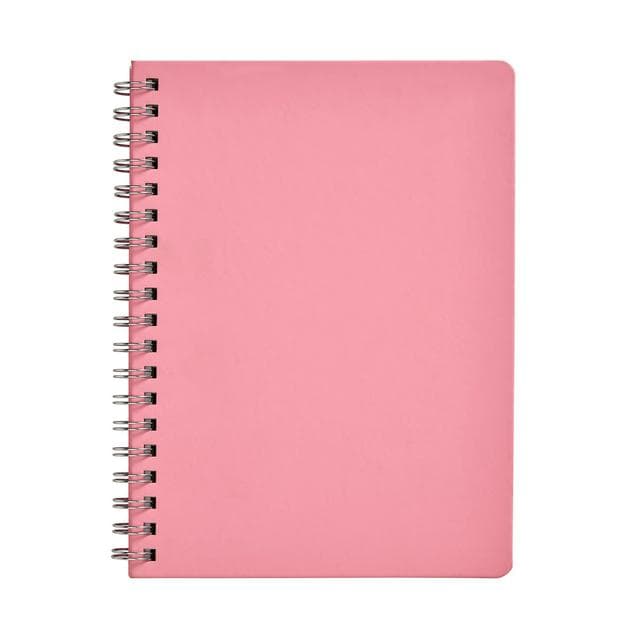Sainsbury's Home B5 Wiro Notebook - Pink - gallery image 1