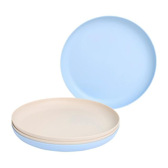 Sainsbury's Home Pack of 4 Reusable & Recyclable Dinner Plates - gallery image 1