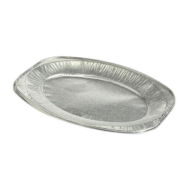 Sainsbury's Home Pack of 3 Oval Foil Platter - 35cm - gallery image 1