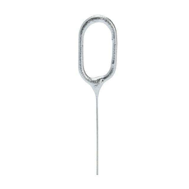 Sainsbury's Home Silver Number Cake Sparkler Candle - Age 0 - gallery image 1