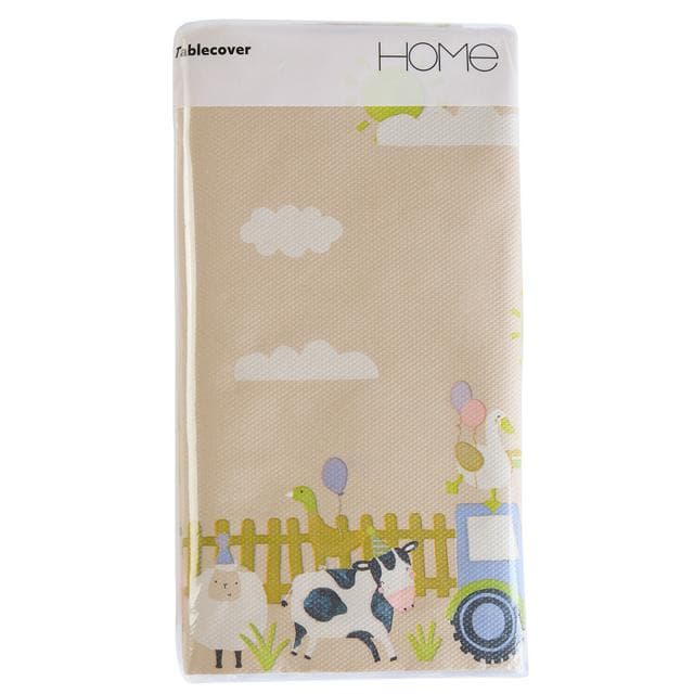 Sainsbury's Home Farmyard Animals Paper Tablecover - 120x180cm - gallery image 1