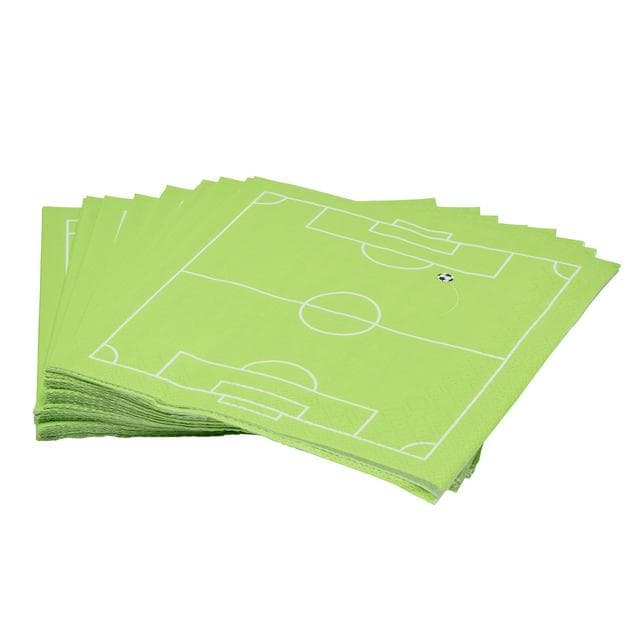 Sainsbury's Home Pack of 20 3ply Football Paper Napkins - 33cm - gallery image 1