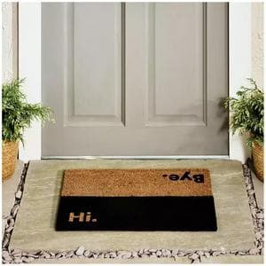 Sainsbury's Home Hi Bye Coir Doormat - 40x60cm