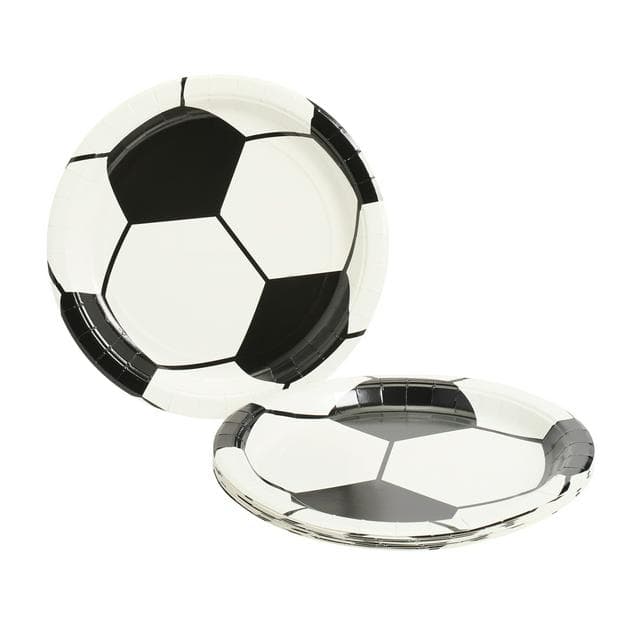 Sainsbury's Home Pack of 10 Football Paper Plates - 23cm - gallery image 1