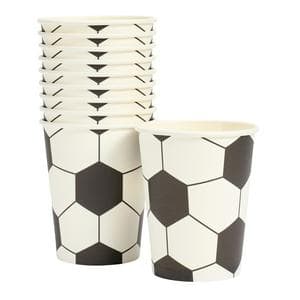 Sainsbury's Home Pack of 10 Football Paper Cups - 250ml