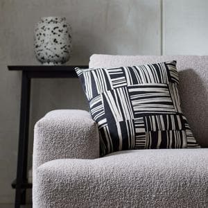 Habitat Mono Industrial Printed Cushion - 43x43