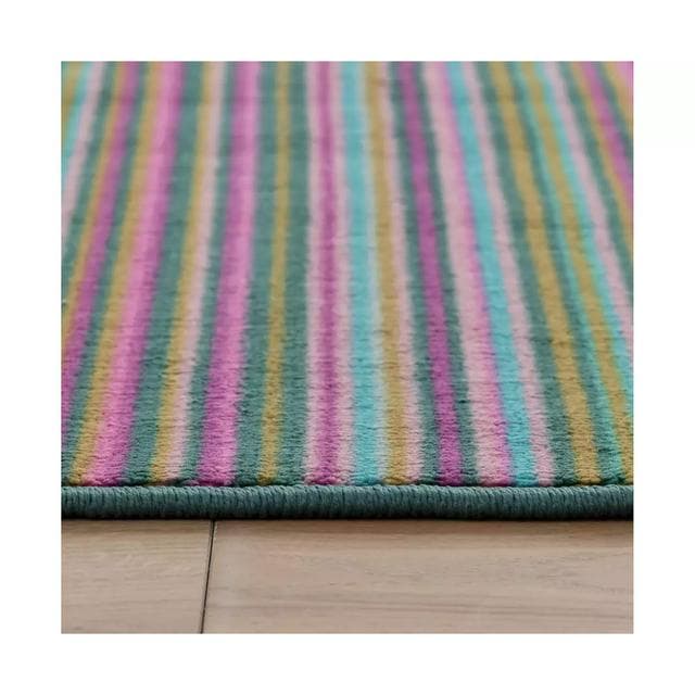 Sainsbury's Home Washable Bright Stripe Runner & Mat Set - 180x57cm - gallery image 4