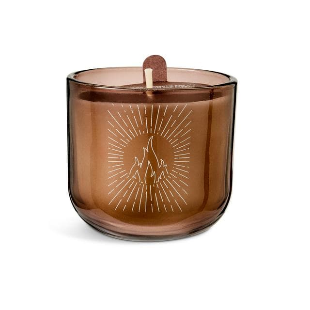 Habitat Scented Glass Candle - Fire - gallery image 1