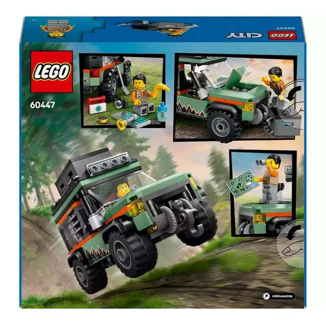 LEGO City Off-Road 4x4 Mountain Truck Toy Vehicle Set 60447 - gallery image 5