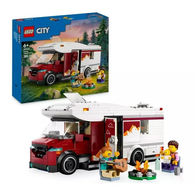 LEGO City Holiday Adventure Camper Van Toy Vehicle Set 60454 - gallery image 1