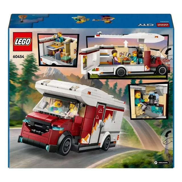 LEGO City Holiday Adventure Camper Van Toy Vehicle Set 60454 - gallery image 5