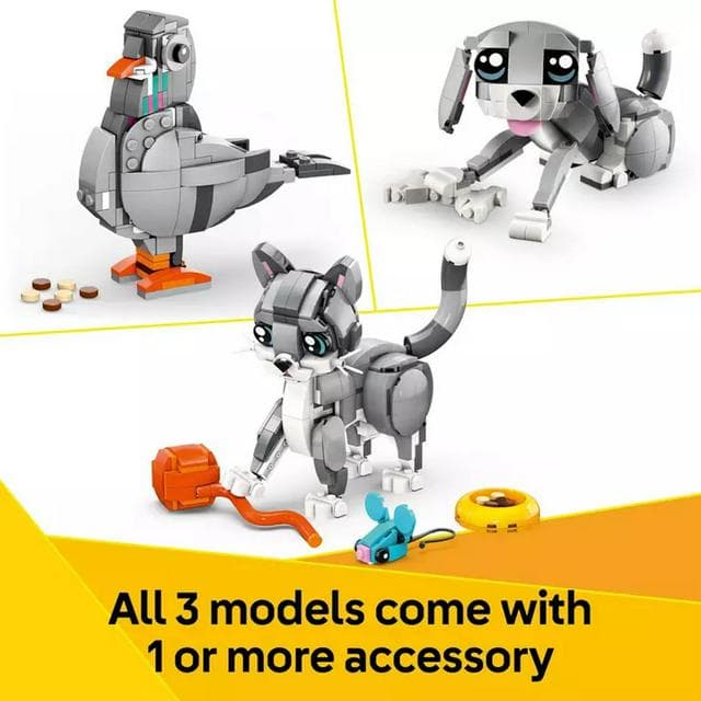 LEGO Creator 3 in 1 Playful Cat Figure Toy Animal Set 31163 - gallery image 4