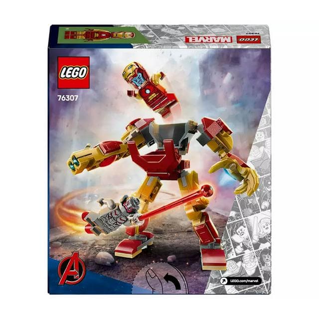 LEGO Marvel Iron Man Mech vs. Ultron Building Toy Set 76307 - gallery image 5