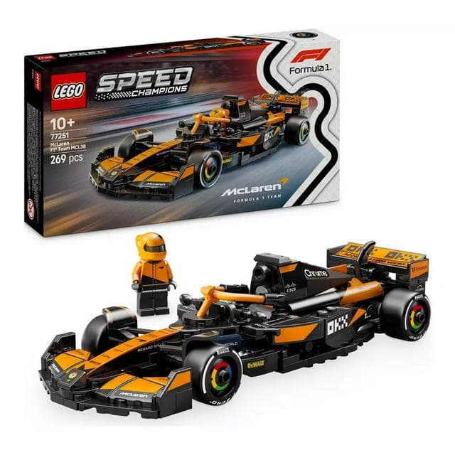 LEGO Speed Champions McLaren F1 Team MCL38 Race Car 77251 - gallery image 1