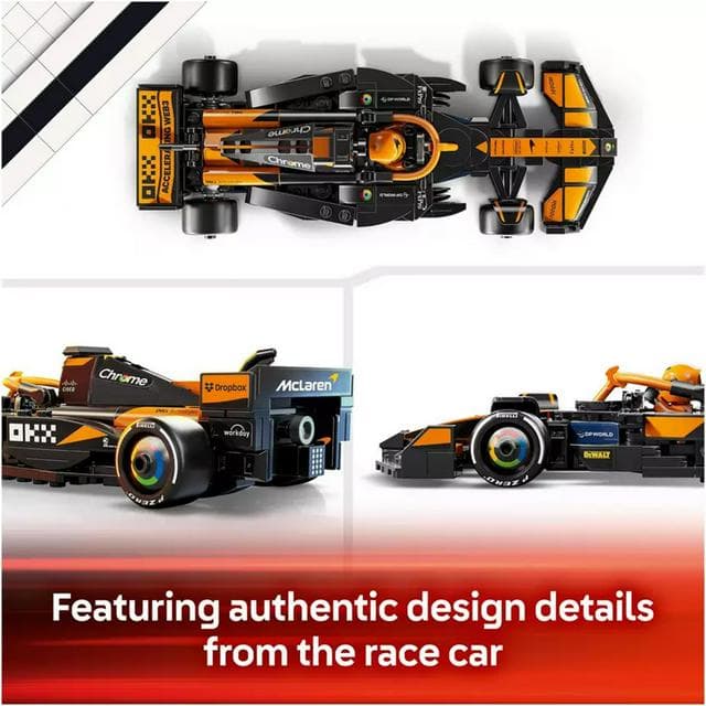 LEGO Speed Champions McLaren F1 Team MCL38 Race Car 77251 - gallery image 3