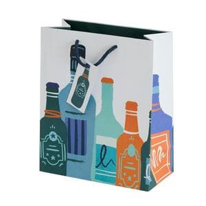 Sainsbury's Home Bottle Print Medium Bag