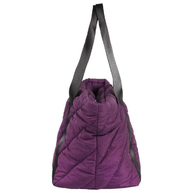 Sainsbury's Home Burgundy Padded Recycled Nylon Lunch Bag - gallery image 3