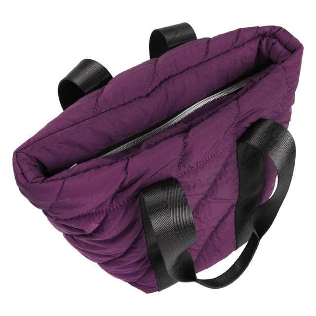 Sainsbury's Home Burgundy Padded Recycled Nylon Lunch Bag - gallery image 4