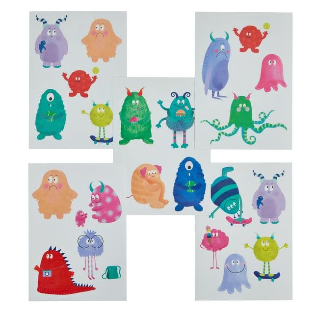 Sainsbury's Home Bold Monsters Stickers - gallery image 1