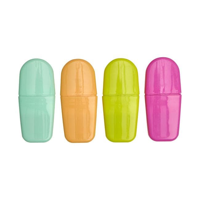 Sainsbury's Home Pack of 4 Bold Mini Highlighters - gallery image 1