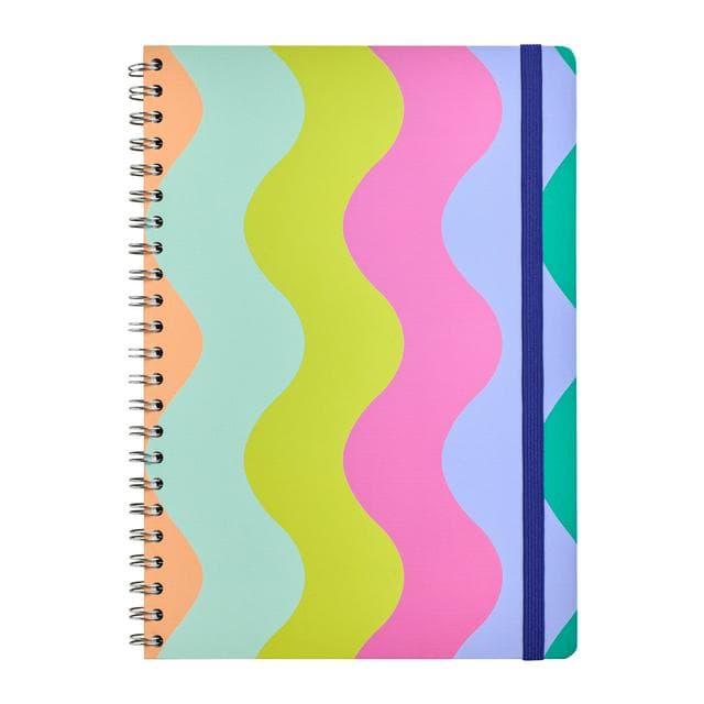 Sainsbury's Home A4 Bold Pattern Wiro Notebook - gallery image 1