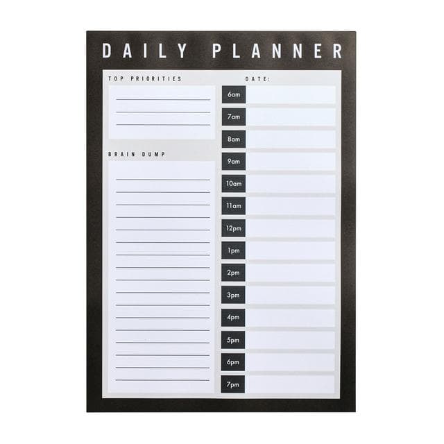 Sainsbury's Home Black Daily Planner - gallery image 1