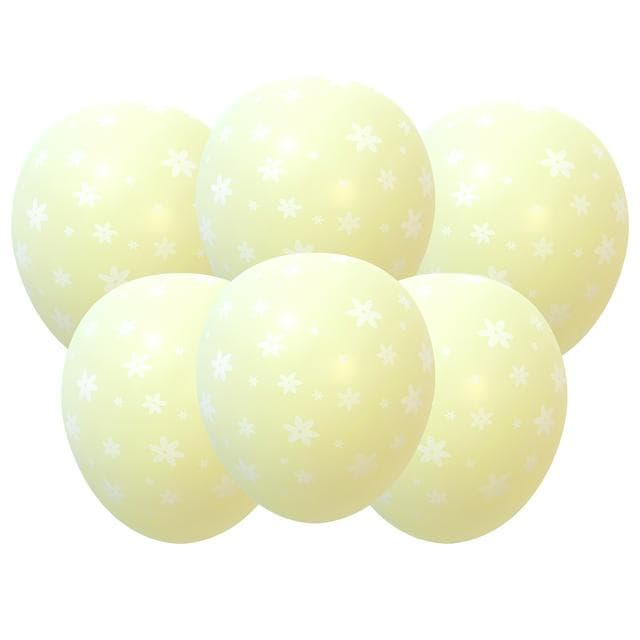 Sainsbury's Home Pack of 6 Daisy Print Balloons - gallery image 1