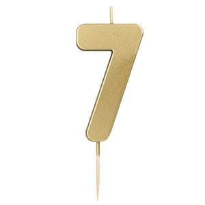 Sainsbury's Home Gold Number Candle Age 7