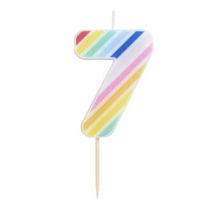 Sainsbury's Home Printed Number Candle Age 7