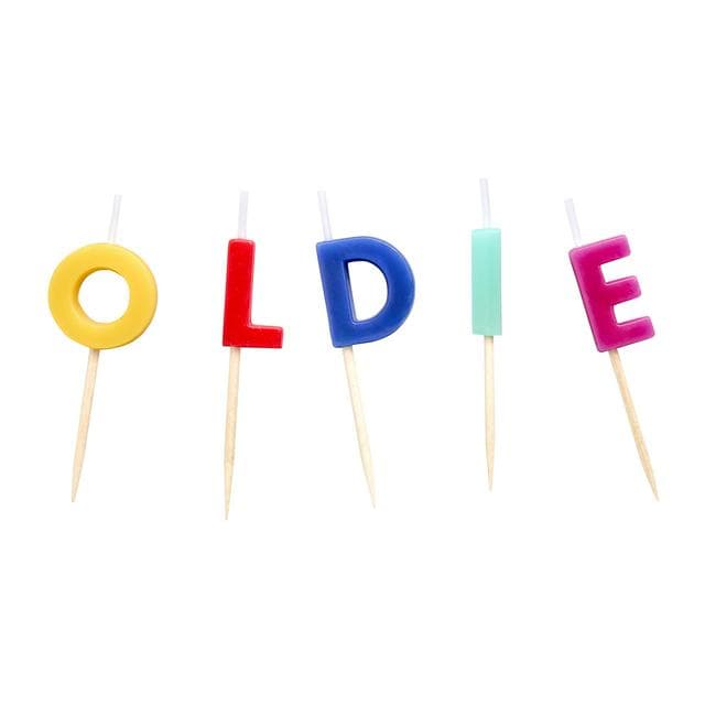 Sainsbury's Home Rainbow Oldie Letter Candles - gallery image 1