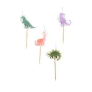 Sainsbury's Home Pack of 4 Dino Icon Candles