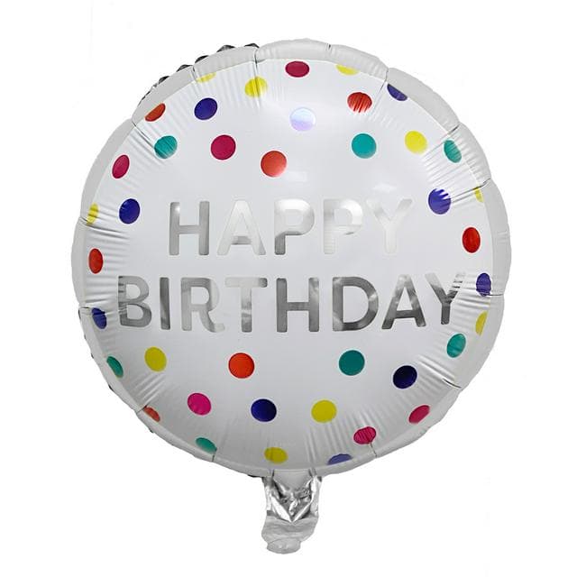 Sainsbury's Home Round Happy Birthday Foil 18" Balloon - gallery image 1