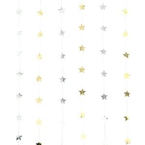 Sainsbury's Home DIY Metallic Paper Star Tassel Backdrop