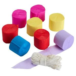 Sainsbury's Home DIY Rainbow Coloured Paper Streamer Party Backdrop