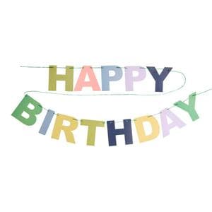 Sainsbury's Home Multicoloured Happy Birthday Cardboard Bunting