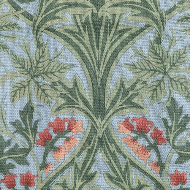 Habitat x Morris & Co. Bluebell Cushion With Double Flange - 50x50 - gallery image 2