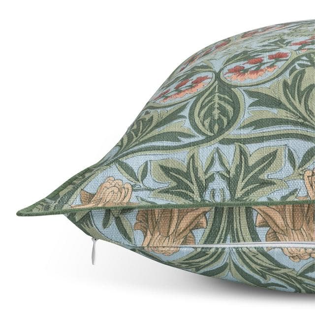 Habitat x Morris & Co. Bluebell Cushion With Double Flange - 50x50 - gallery image 5