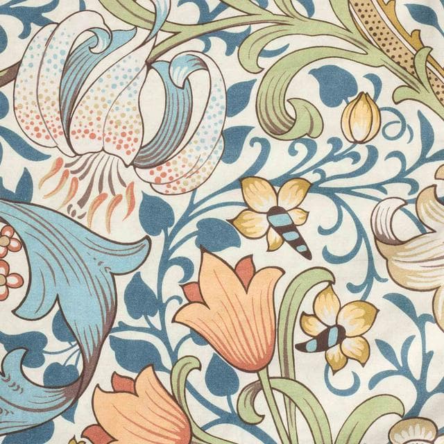 Habitat x Morris & Co. Golden Lily Printed Bedding Set - gallery image 2