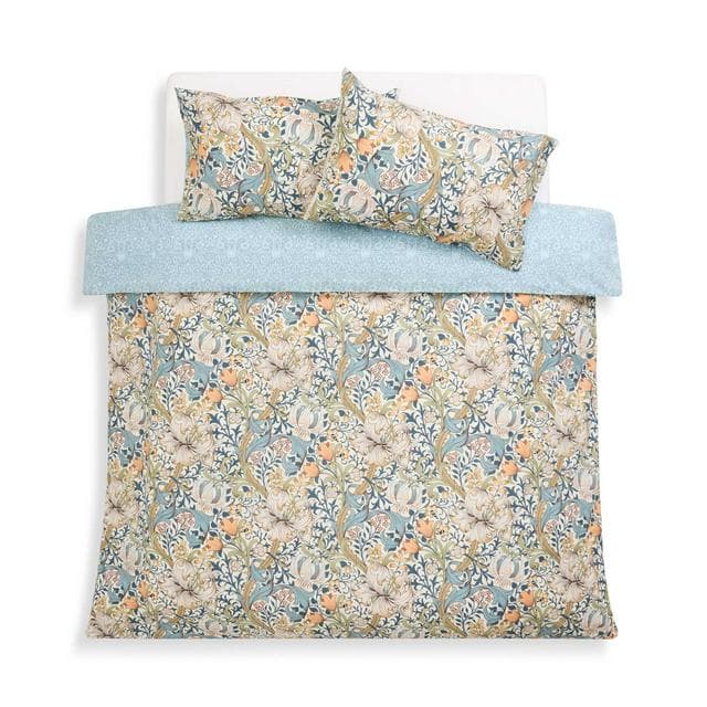 Habitat x Morris & Co. Golden Lily Printed Bedding Set - gallery image 3
