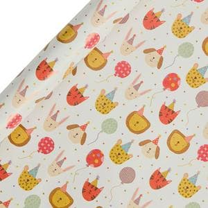 Sainsbury's Home 3m Animal Party Roll Wrap