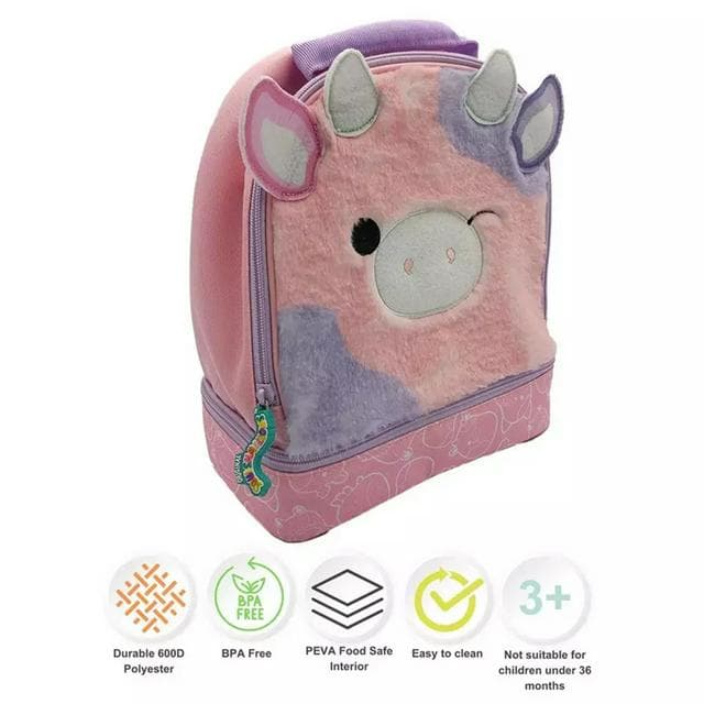 Hox Squishmallows Patty The Cow Furry Lunch Bag - gallery image 3