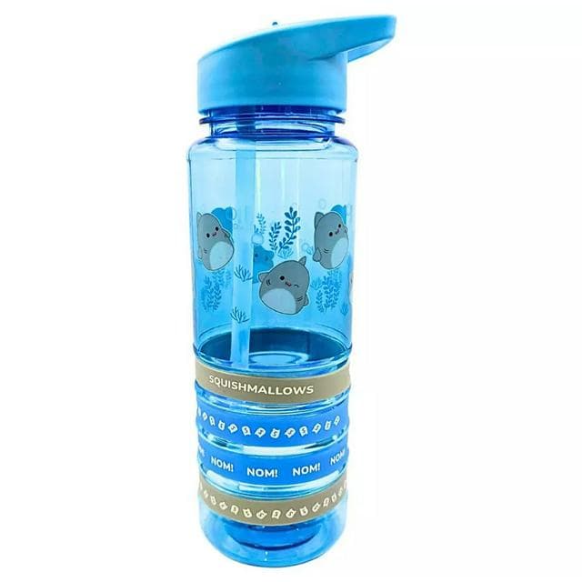 Hox Squishmallows Gordon The Shark Sipper Water Bottle - 580ml - gallery image 1
